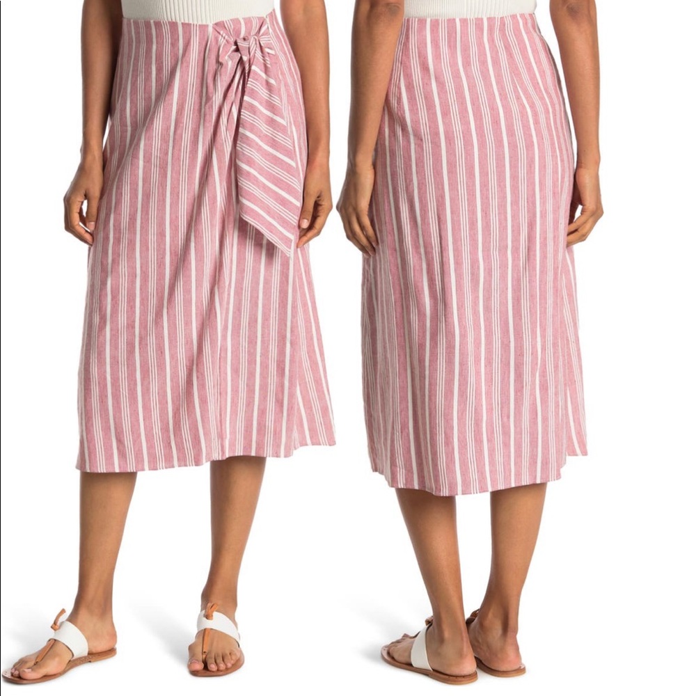 Club Monaco Wrap Stripe Skirt, Size 2
